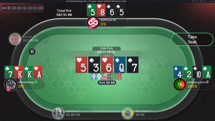Coinpoker table