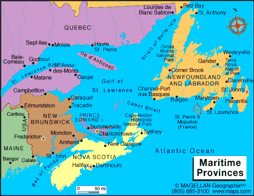 Maritime Provinces Canada