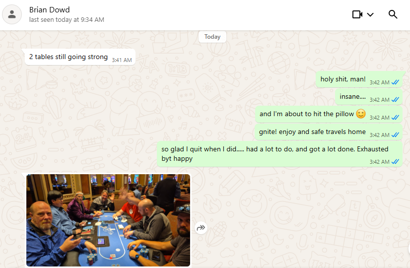 Final table MGF XI