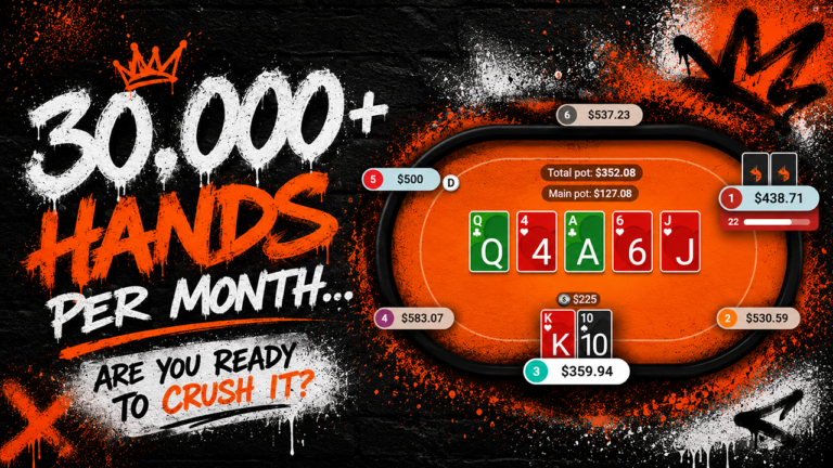 30000 hands per month
