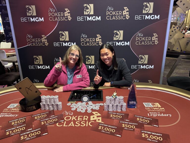 Chen-wen Lee, Lynn Kucharo winners mystery bounty Aria women’s week 2026