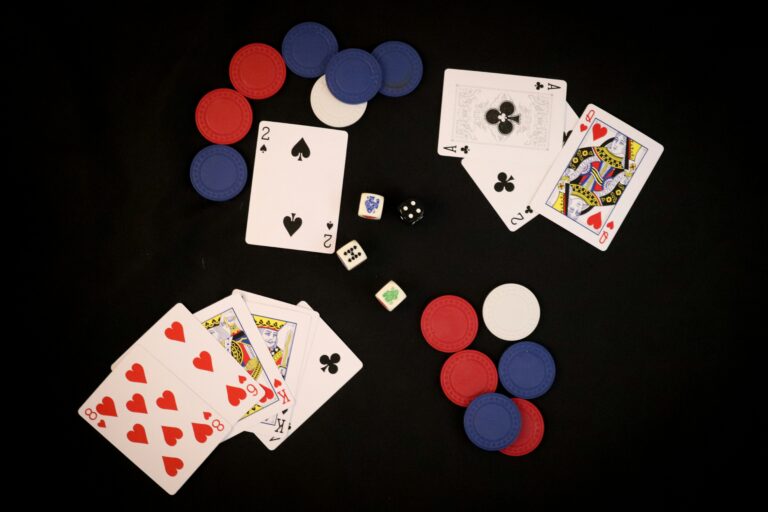 poker cards and chips