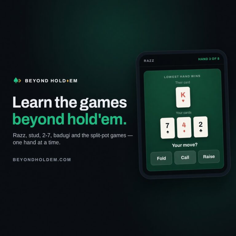 Beyond Hold'em